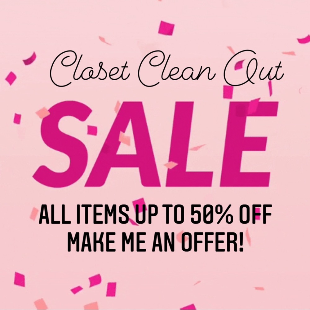Closet Clean Out Sale